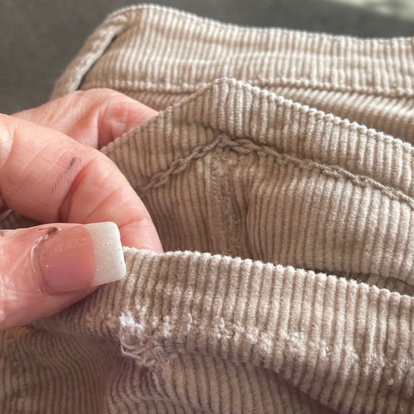 bcbgmaxazria jeans sophie twisted flare corduroy 27 - Picture 7 of 8